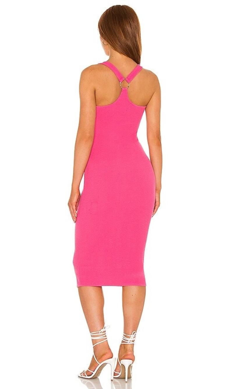 Revolve Lovers + Friends Lydia Midi Bodycon Dress Racerback Tank Stretchy Size S